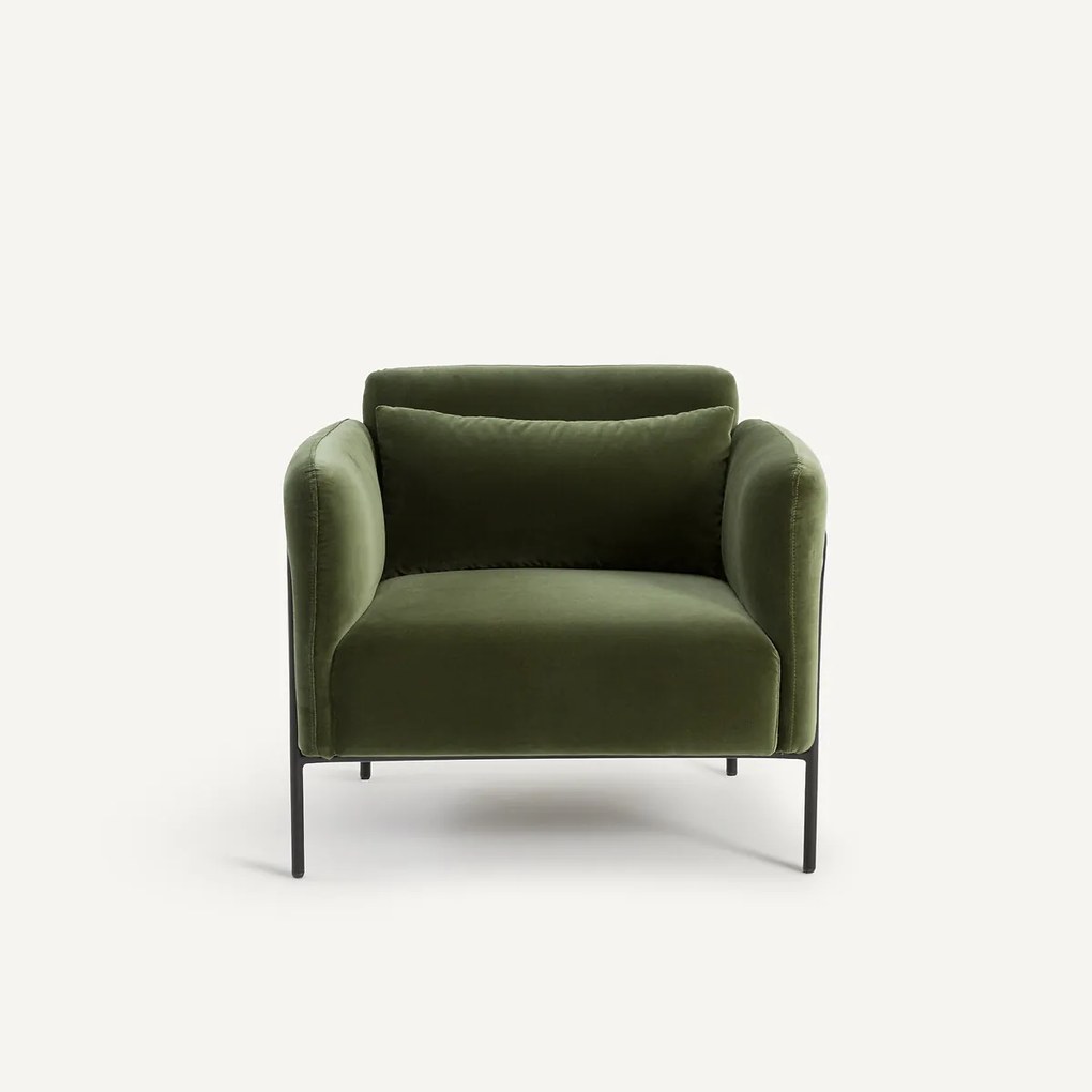 Fauteuil in fluweel, Alistair