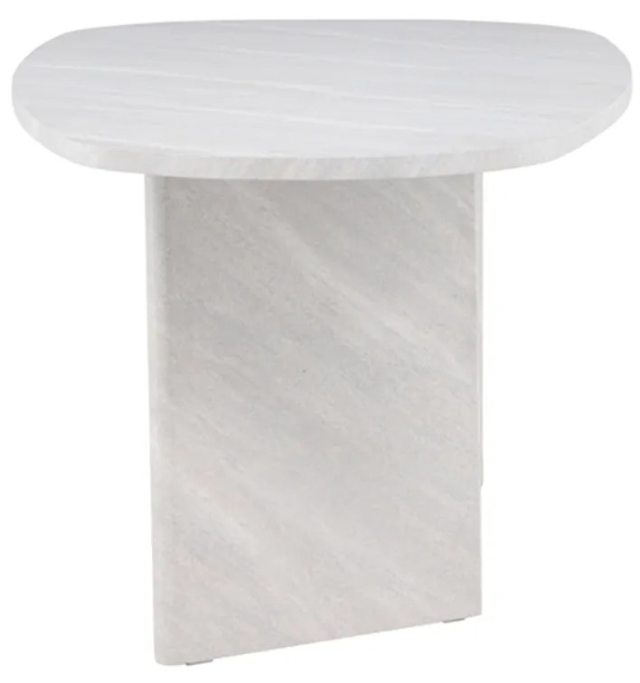 Organische Eettafel Groot Wit - 220 X 100cm.