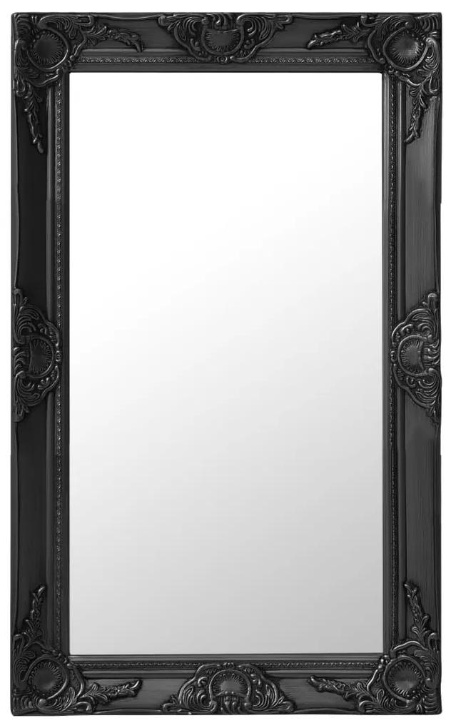 vidaXL Wandspiegel barok stijl 50x80 cm zwart