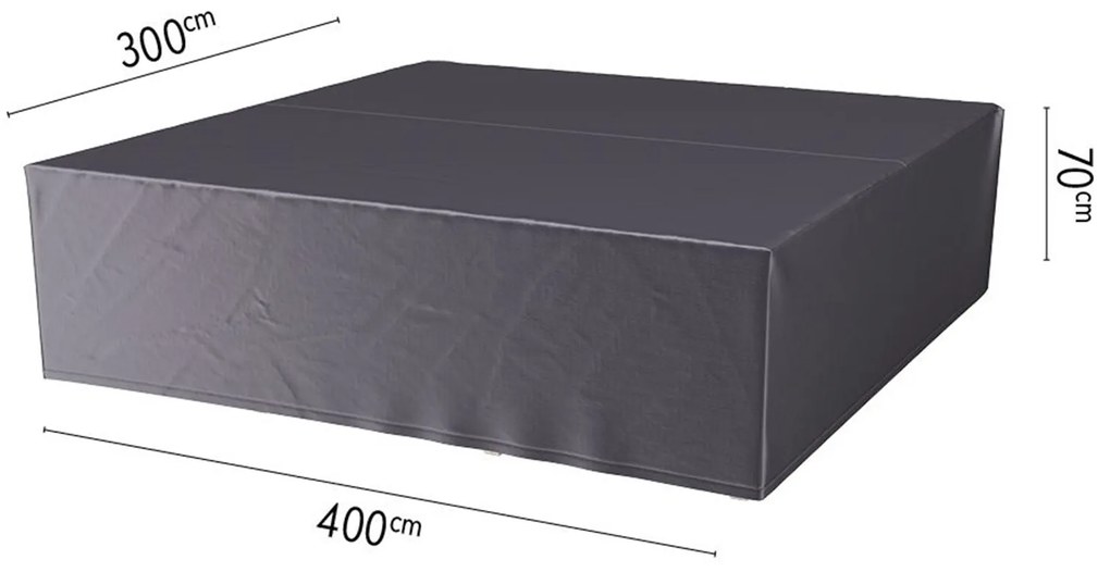 Platinum Aerocover loungesethoes 400x300x70 cm.