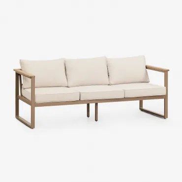 3-zits Aluminium Tuinbank Lipov Moka Bruin - Sklum