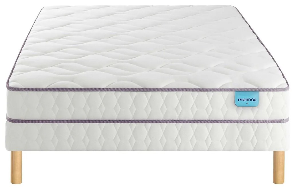 Ensemble stevige matras latex en lattenbodem, Happy Lit