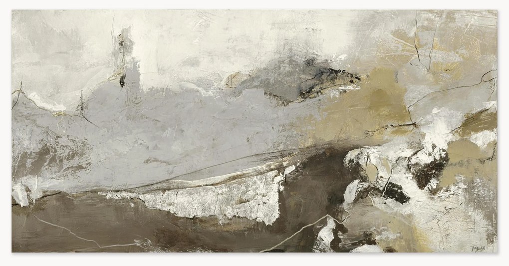 Handbeschilderde canvasprint Case of Clay