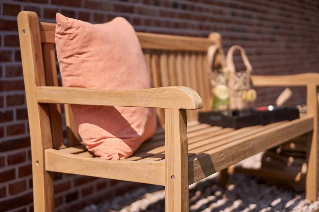 Houten Tuinbank  teak 150 cm Teak Old teak greywash Garden Collections Preston