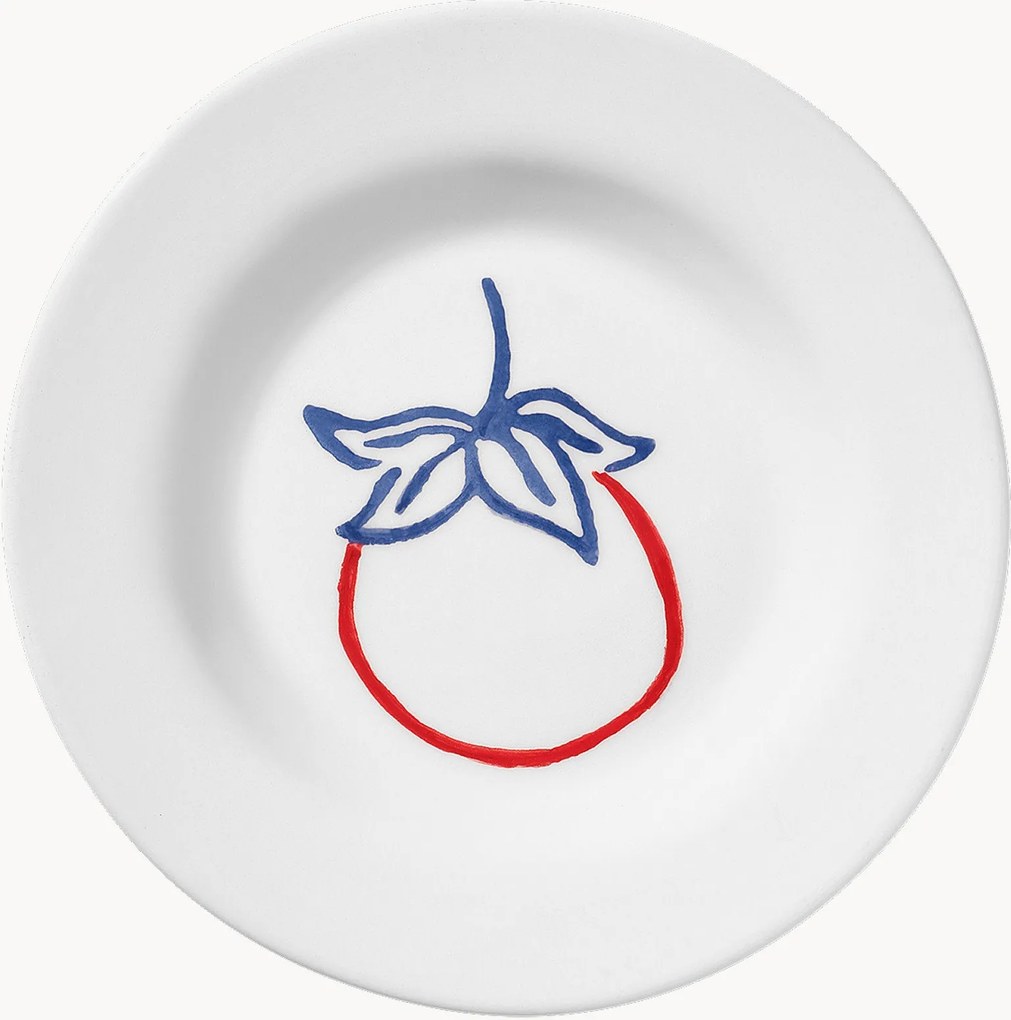 Handbeschilderd dessertbord Picnic