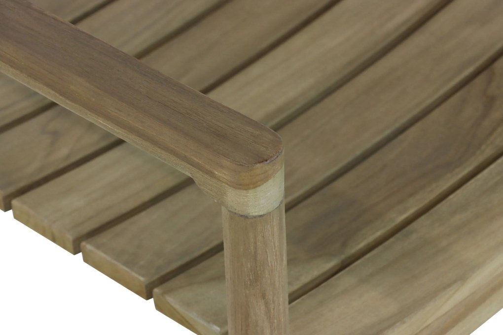 Tuinstoel Teak Old teak greywash Santika Suka