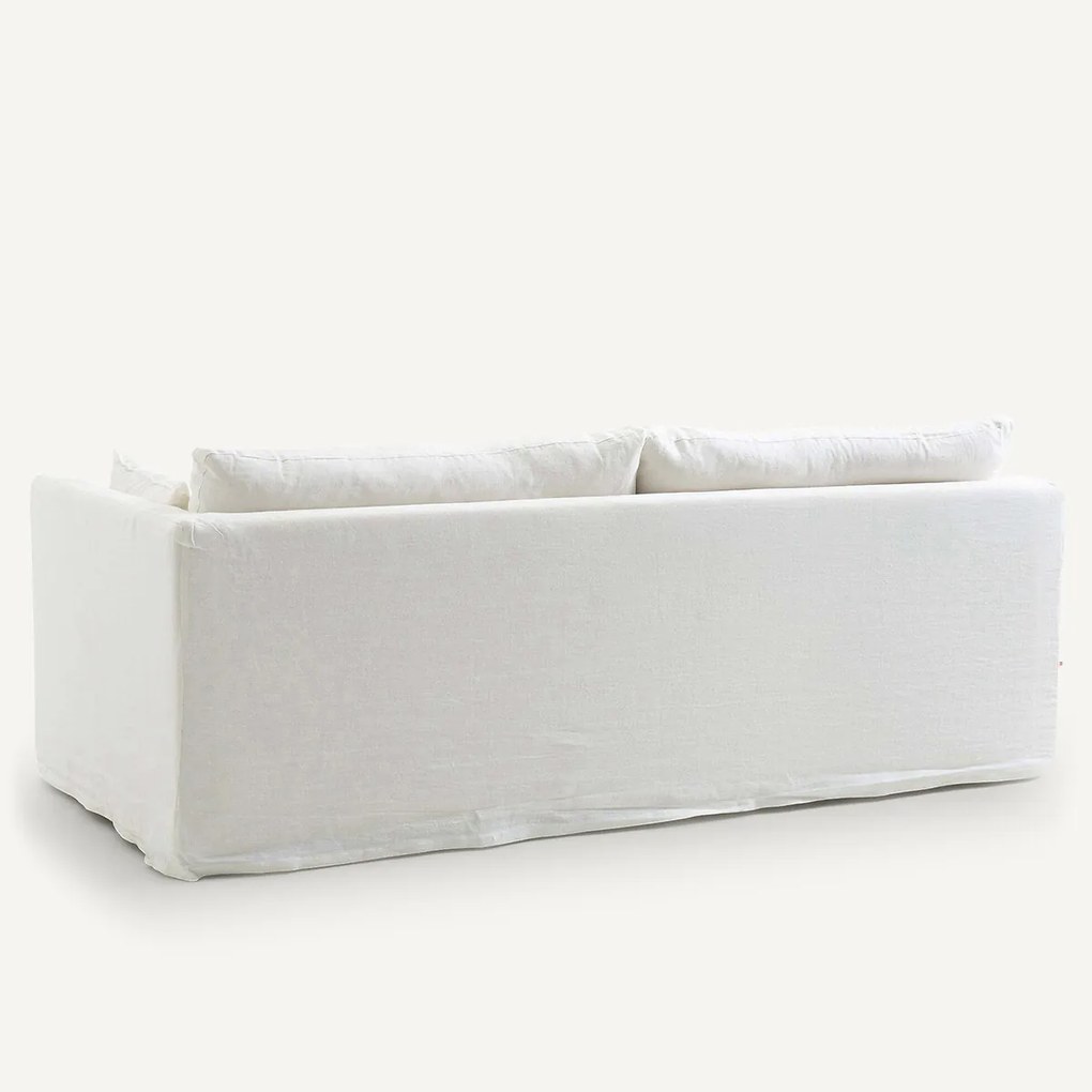 Bank 3-, 4- of 5-zits, in gekreukt linnen, Neo Kinkajou