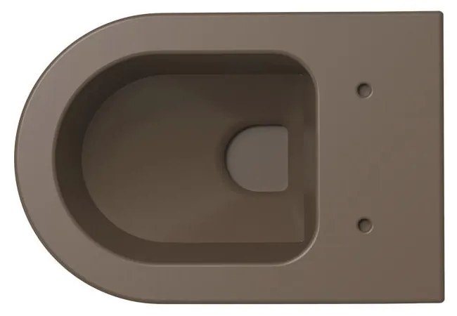 Xenz Gio randloos toilet 47cm met vortexspoeling coffee mat