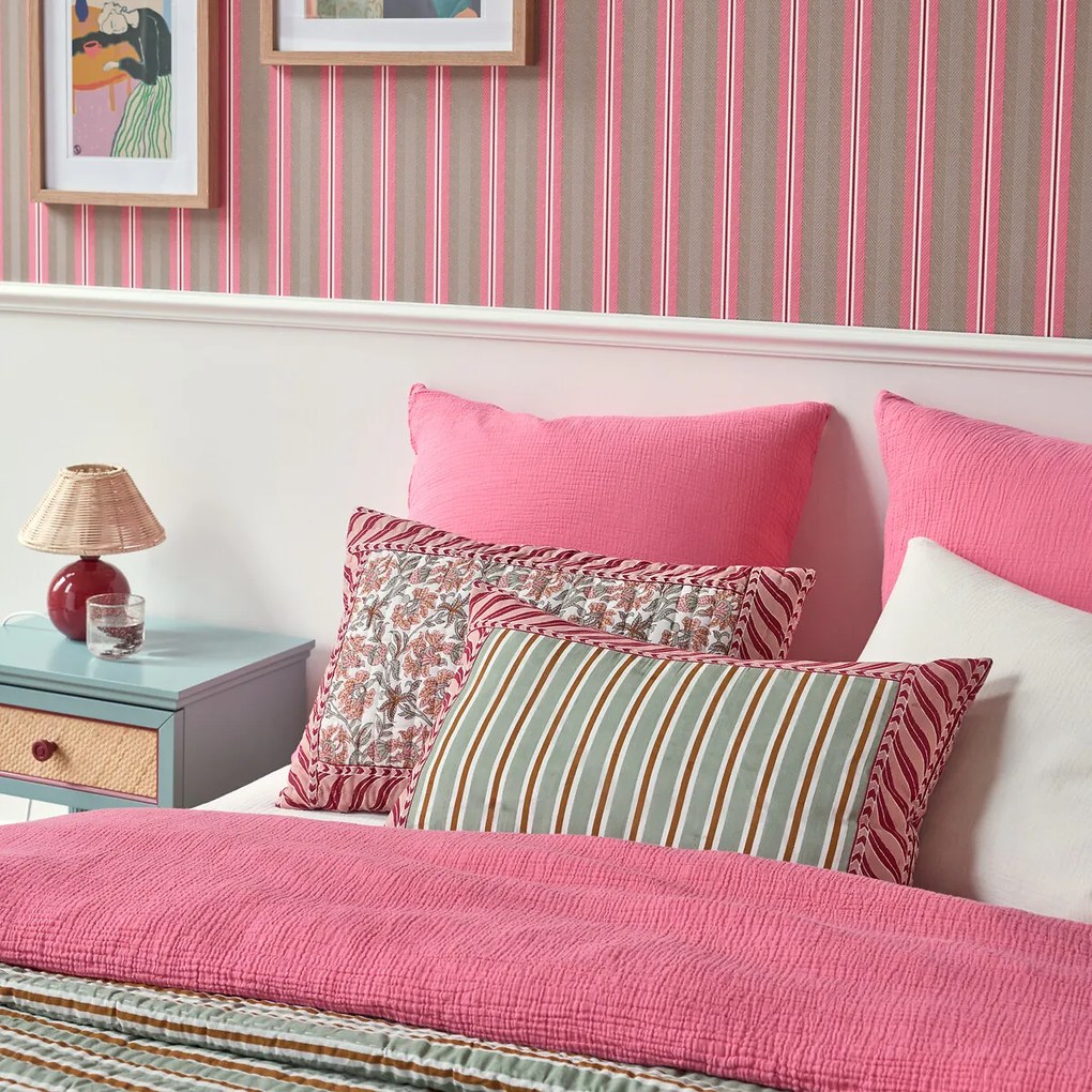 Gewatteerde kussenhoes, Hyacinthe