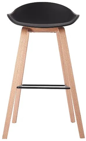 House of Rebels Barkruk - Romeo - 65 cm - Zwart - Hout - Set van 2 - House of Rebels