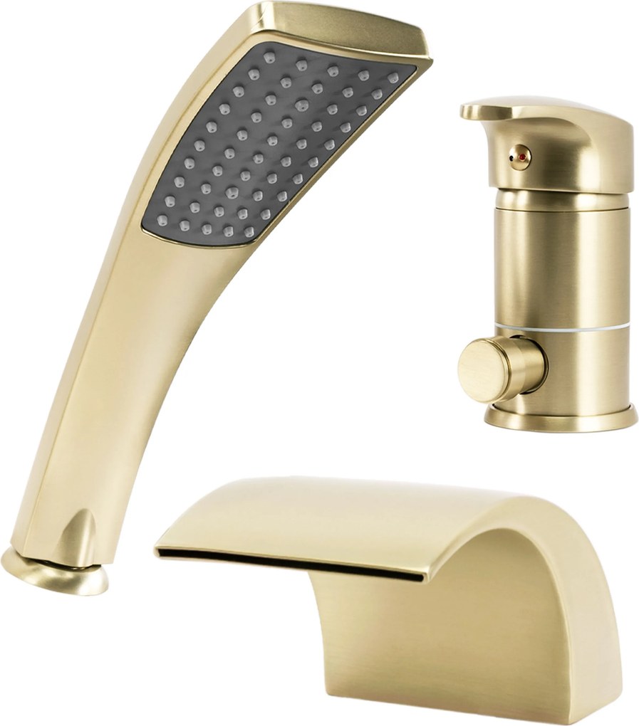 Badmengkraan Rea Riven Brush Gold