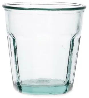 Glas met facetten, gerecycled glas, 250 ml