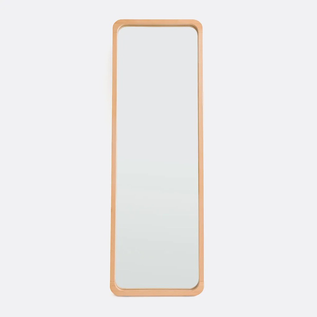 Spiegel op voet/psyche in beukenhout 50x150 cm, Alaria