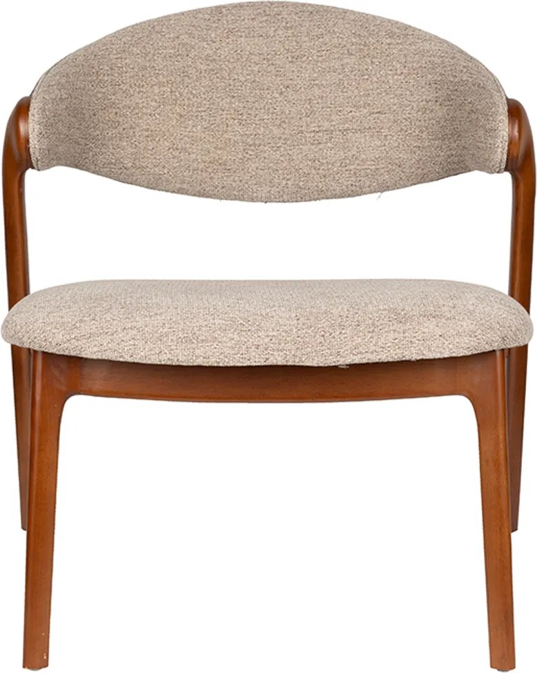 Dutchbone Babington Vintage Fauteuil Walnoot