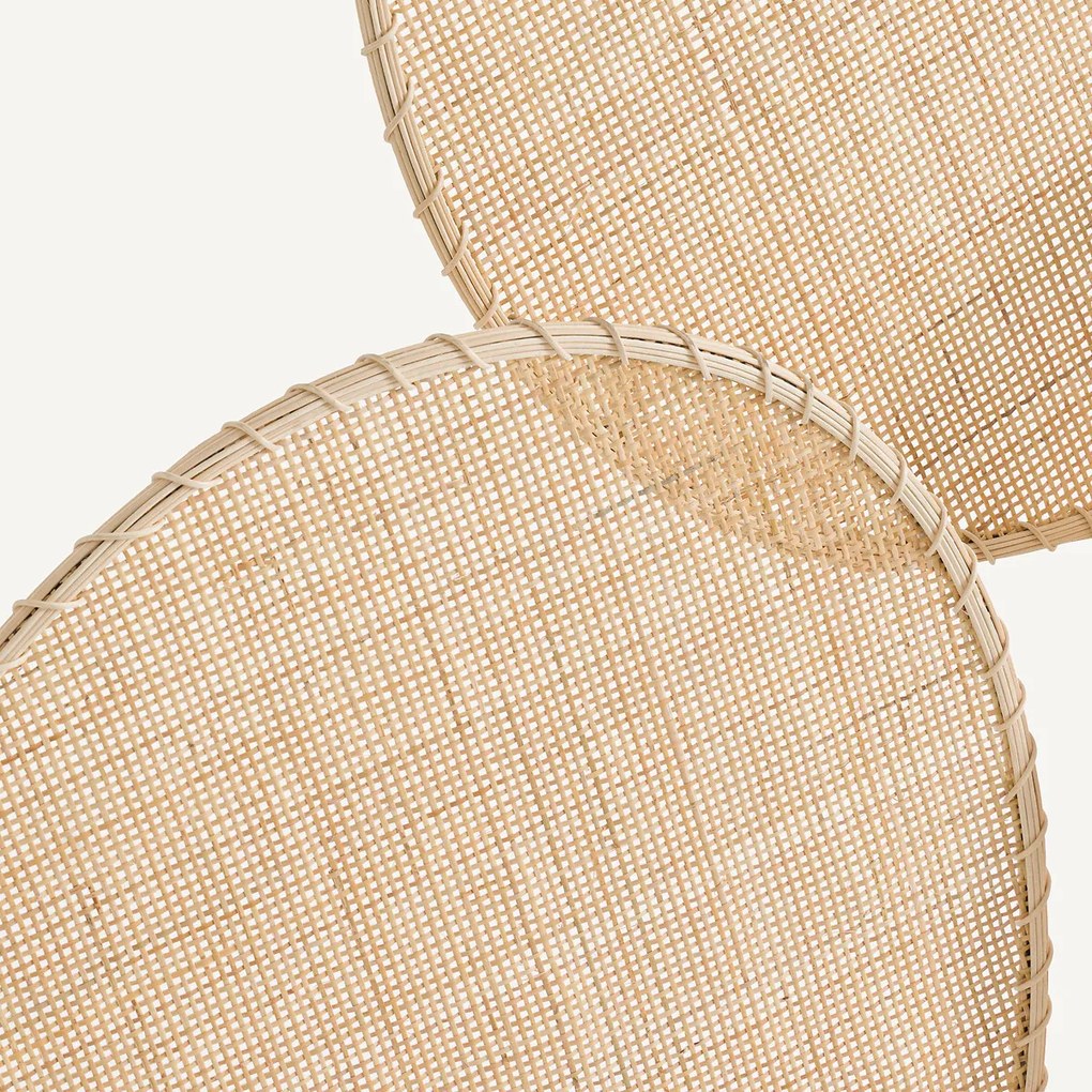 Geweven rotan scherm, Canopée design E. Gallina
