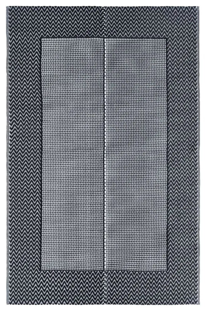 vidaXL Buitenkleed ARAKIL 190x290 cm PP grijs