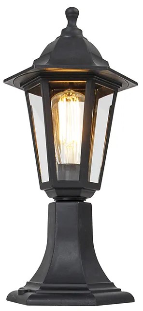 Klassieke buiten vloerlamp zwart 42,2 cm IP44 - New Haven