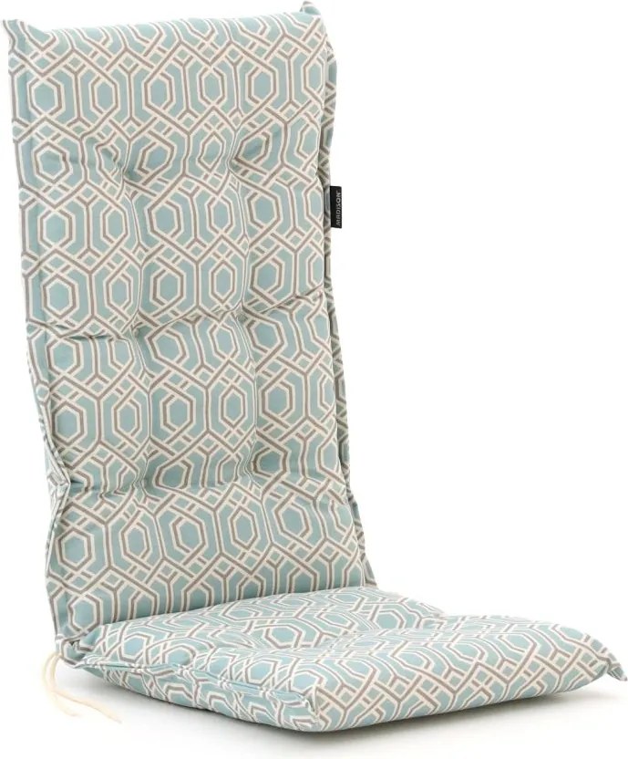 Dikke tuinkussen | Blauw  | Katoen/Polyester | Madison | 123x50cm | Kees Smit Tuinmeubelen