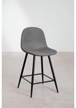 Glamm Hoge Kruk Grijs – Antraciet & ↑65 Cm & Zwart - Sklum
