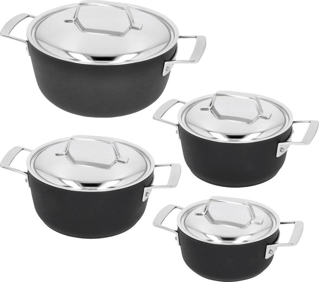 Demeyere Alu Pro 5 Potten- en pannenset, 4-delig - Alu Pro 5 - Demeyere