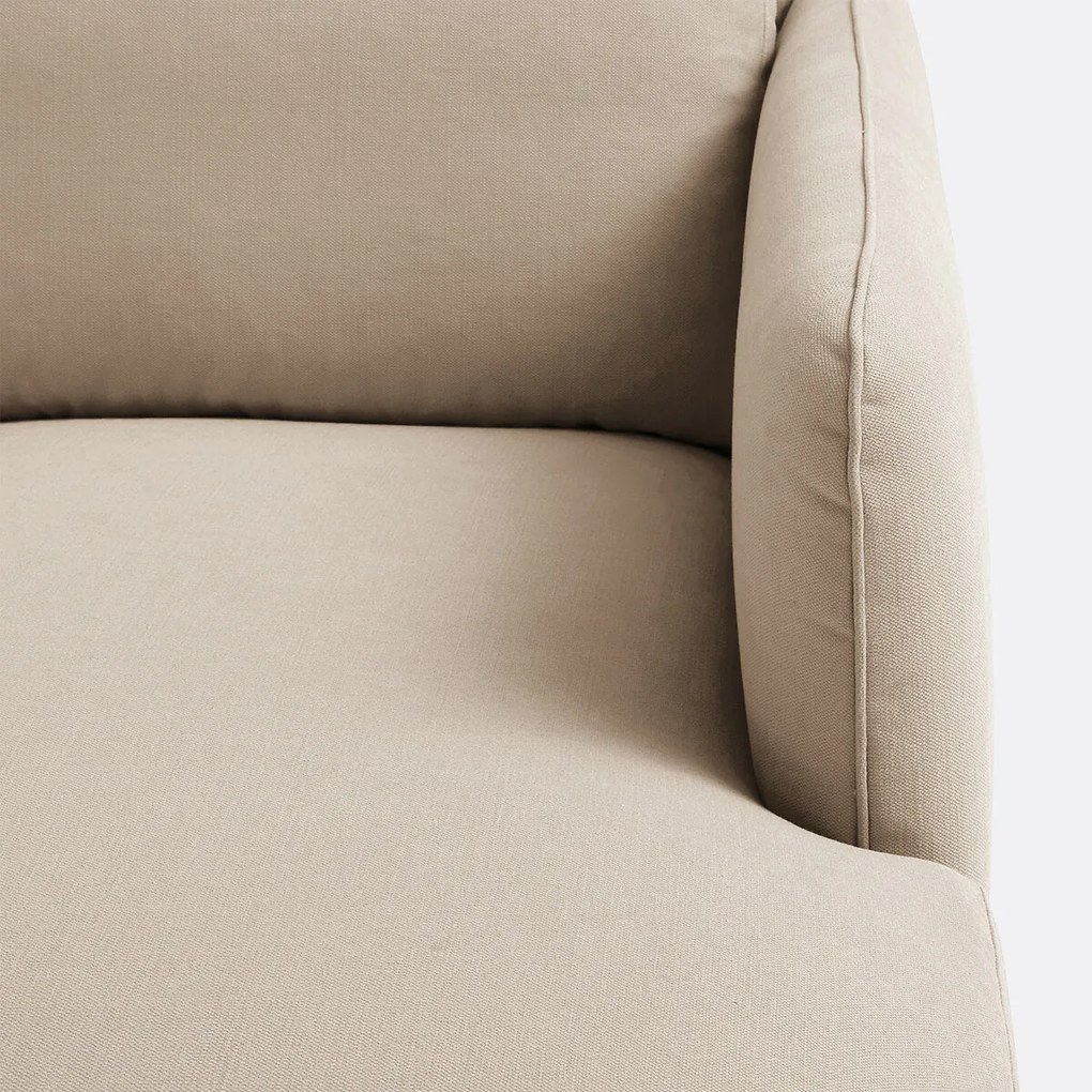 Katoenen en linnen 4-zits hoekbank, Loméo