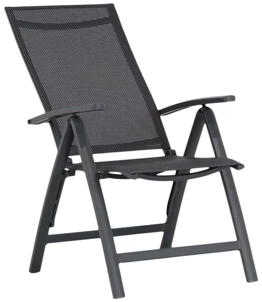 Tuinset 4 personen 180 cm Aluminium/textileen Grijs Presto Donato/Pallazo