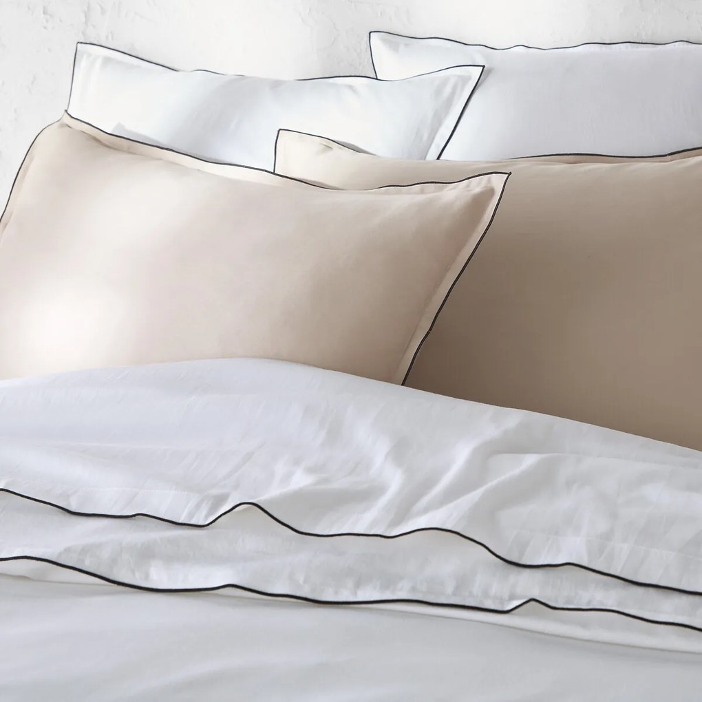 Dekbedovertrek van gewassen katoensatijn, 118 draden, Victor uni