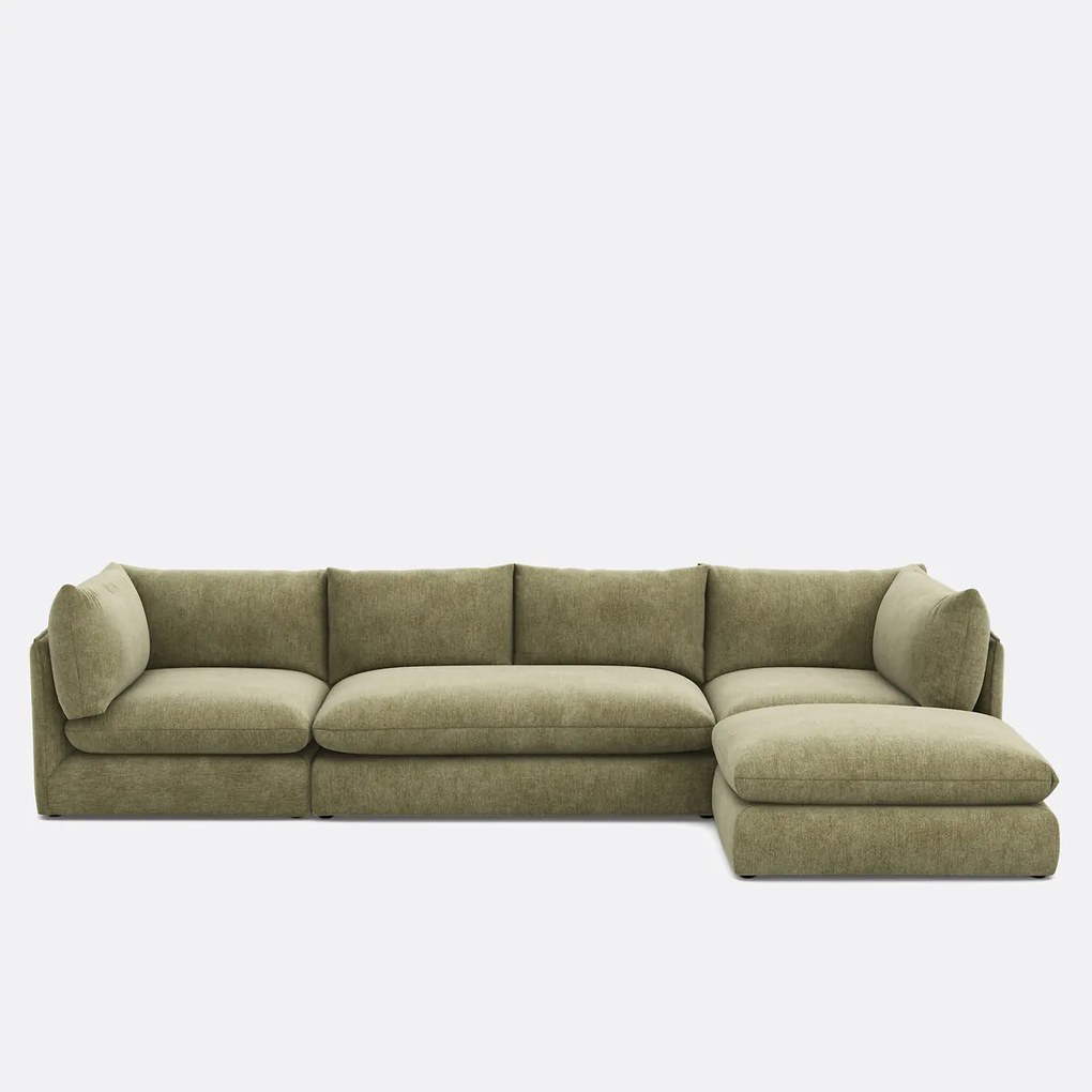 2-zits modulaire bank, gemêleerd polyester, Malo