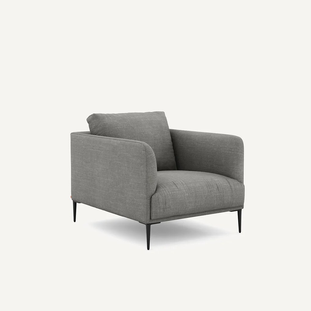 Fauteuil in katoen en linnen Oscar design E. Gallina