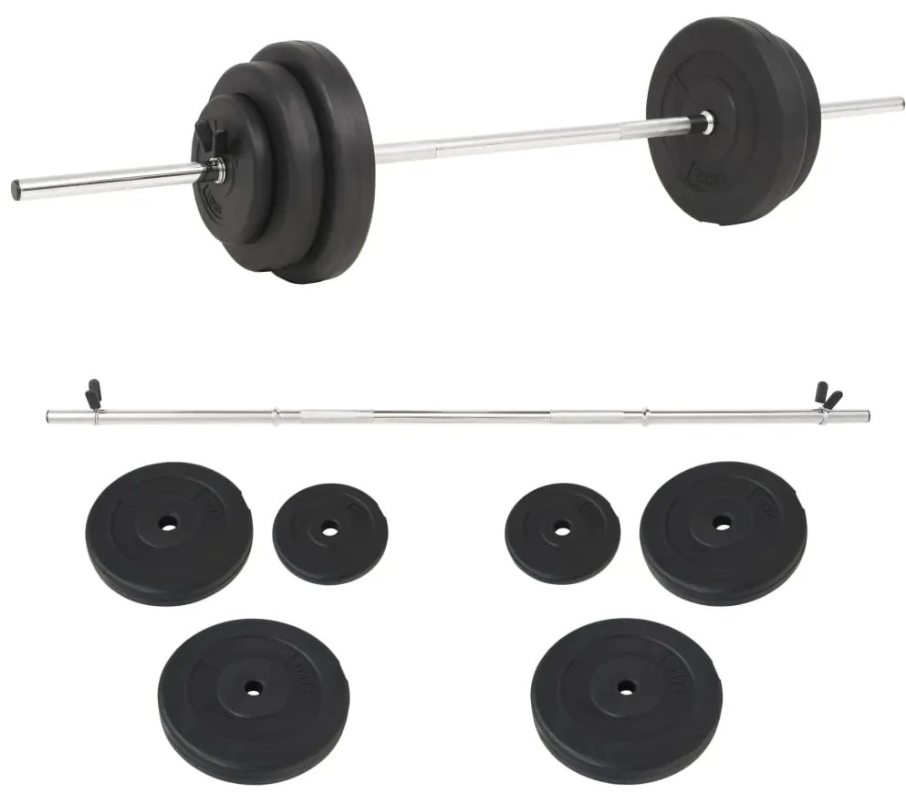 vidaXL Halterset 30 kg