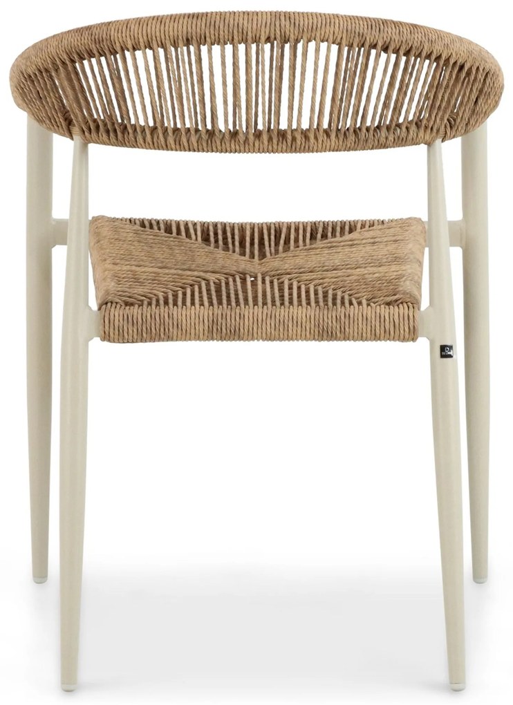 Tuinset 4 personen 90 cm Aluminium/Rope Taupe De Laan Projects