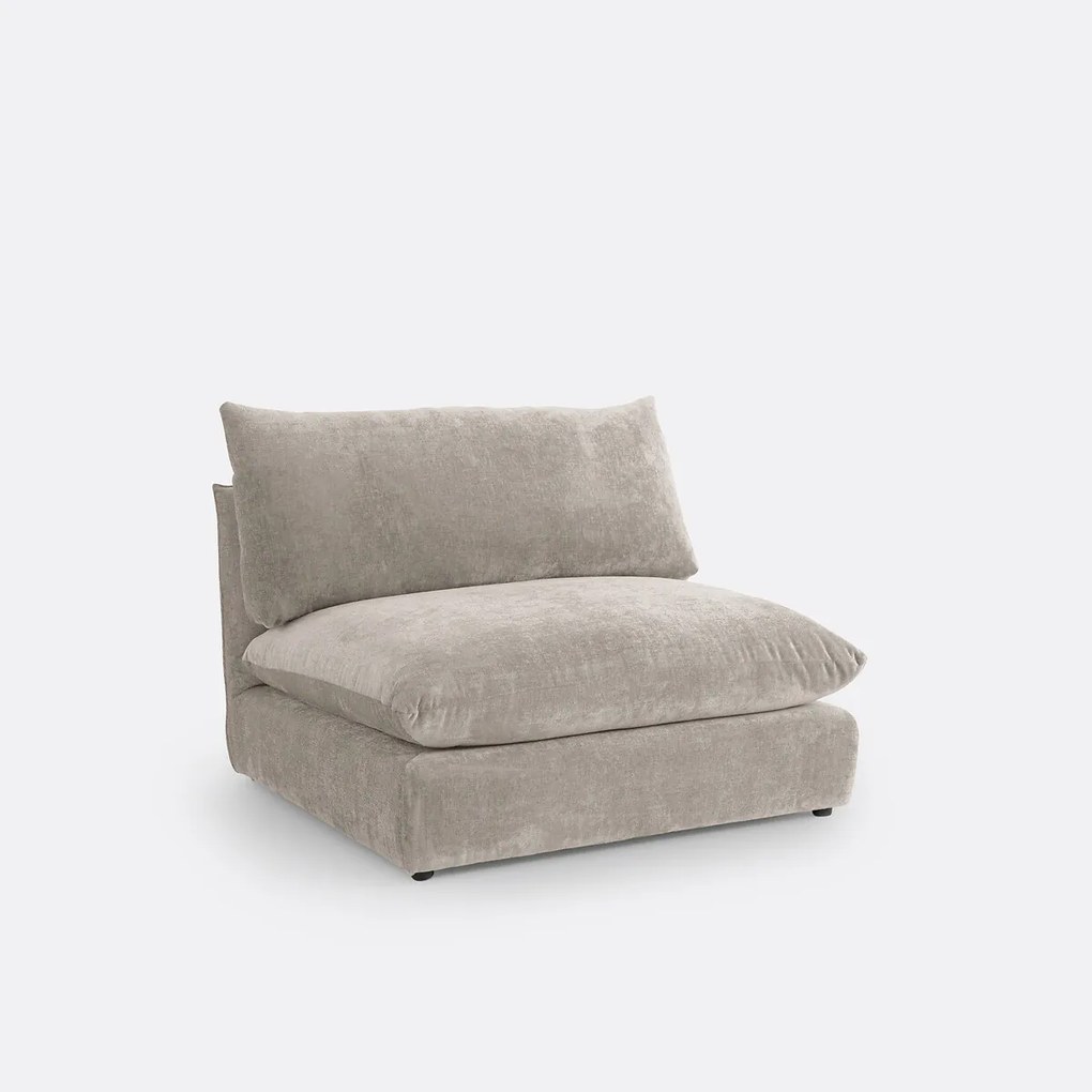 Modulaire bank, getextureerd fluweel, Malo