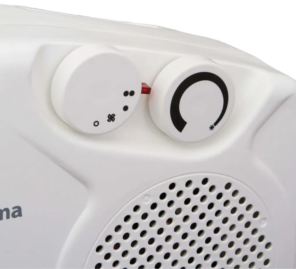 Qlima Elektrische ventilatorkachel 2000 W wit EFH2010