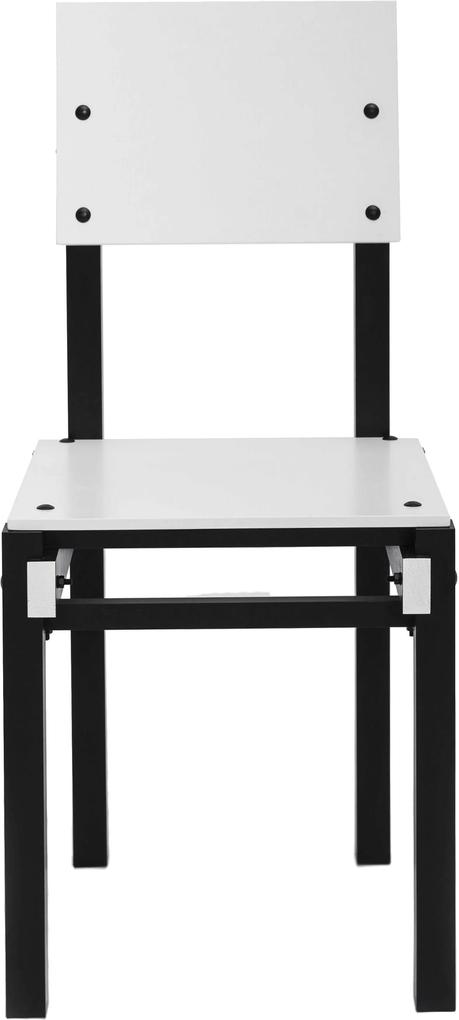 Lensvelt Military Chair stoel Zwart-wit