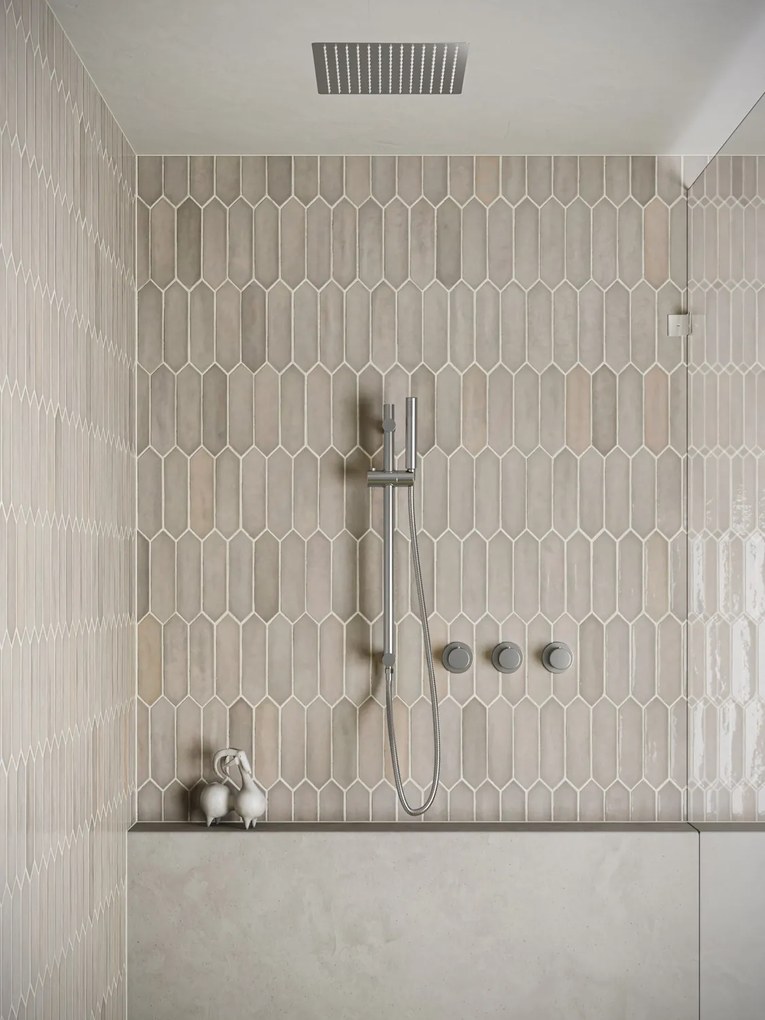 Saniclear Plus inbouw regendouche met inbouw douchekop 30x30cm, glijstang en staafhanddouche RVS