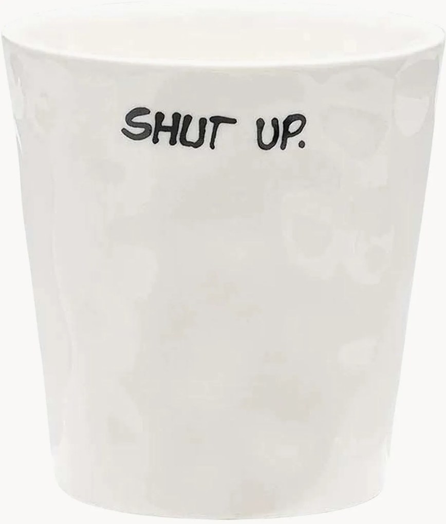 Espressokopje Shut Up van keramiek