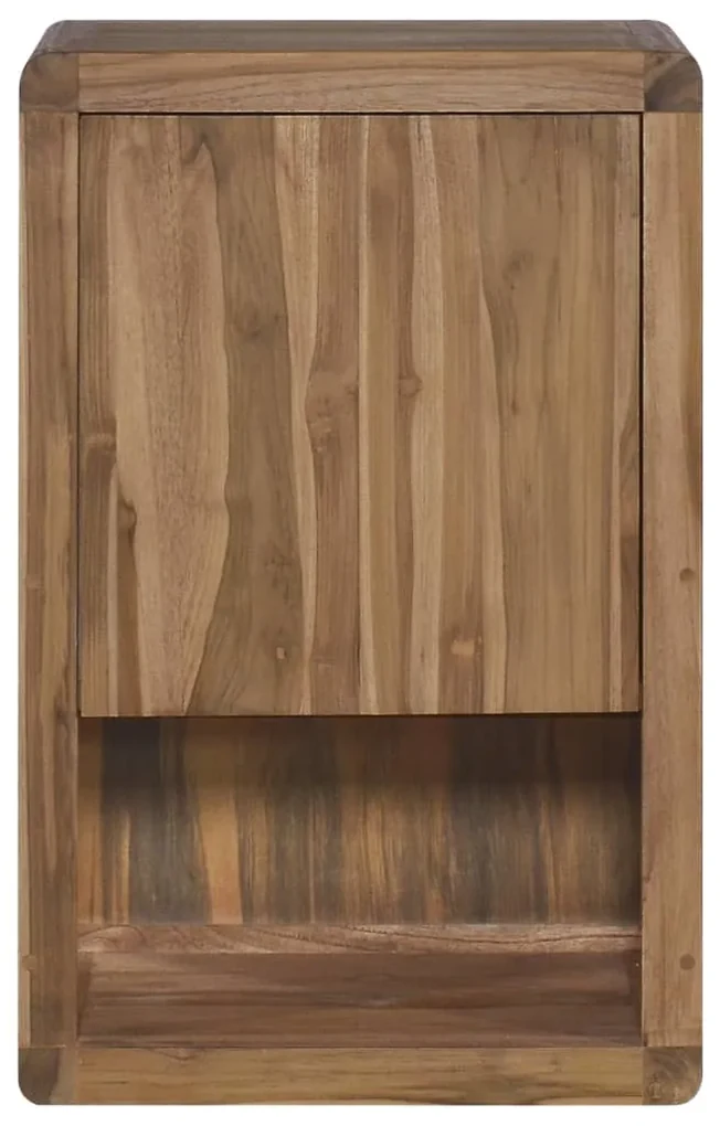 vidaXL Badkamerwandkast 45x30x70 cm massief teakhout