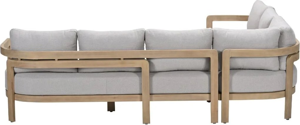 Garden Impressions Sirocco lounge dining set 2-delig links - grey sand