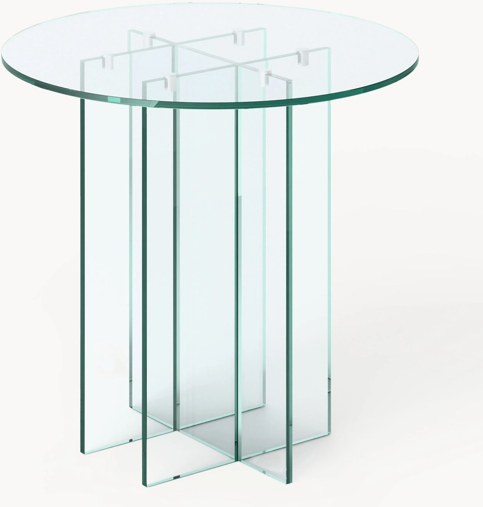 Ronde glazen eettafel Anouk, in verschillende maten