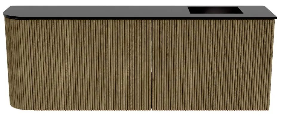 Mondiaz Joya 110cm toiletmeubel ronding links dusk met wastafel faye rechts 1 kraangat urban