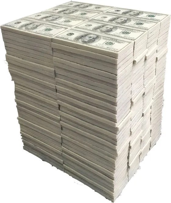 Dollar Krukje - 30.5 X 26.5cm.