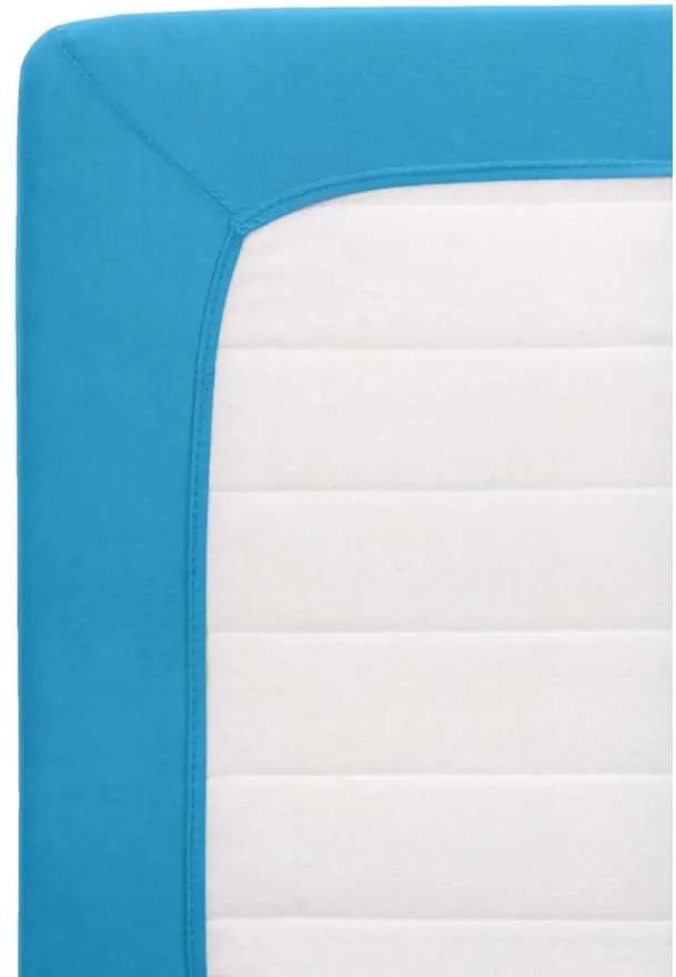 Hoeslaken Jersey - blauw - 70x150 cm - Leen Bakker