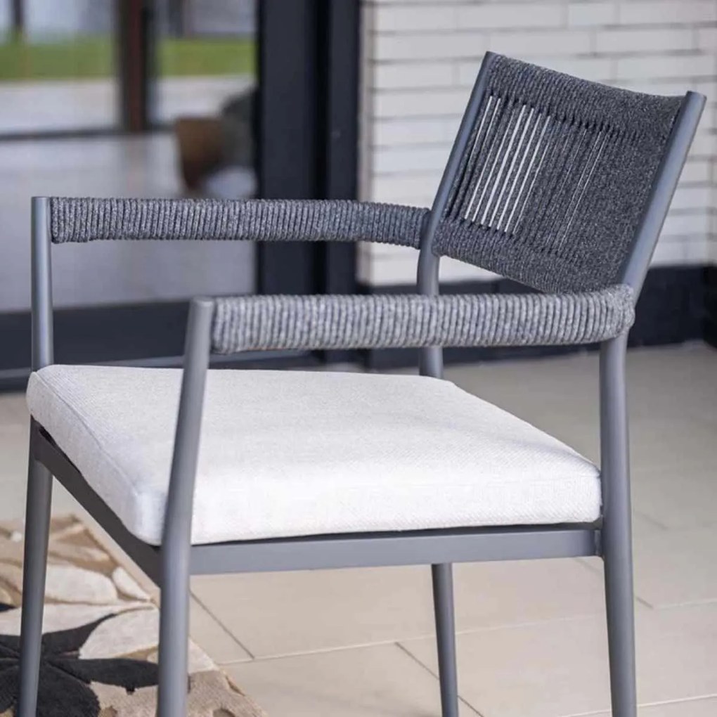 Garden Impressions Tineo tuinset 5-delig - Tulli tuintafel 180x115 cm - light teak vironwood