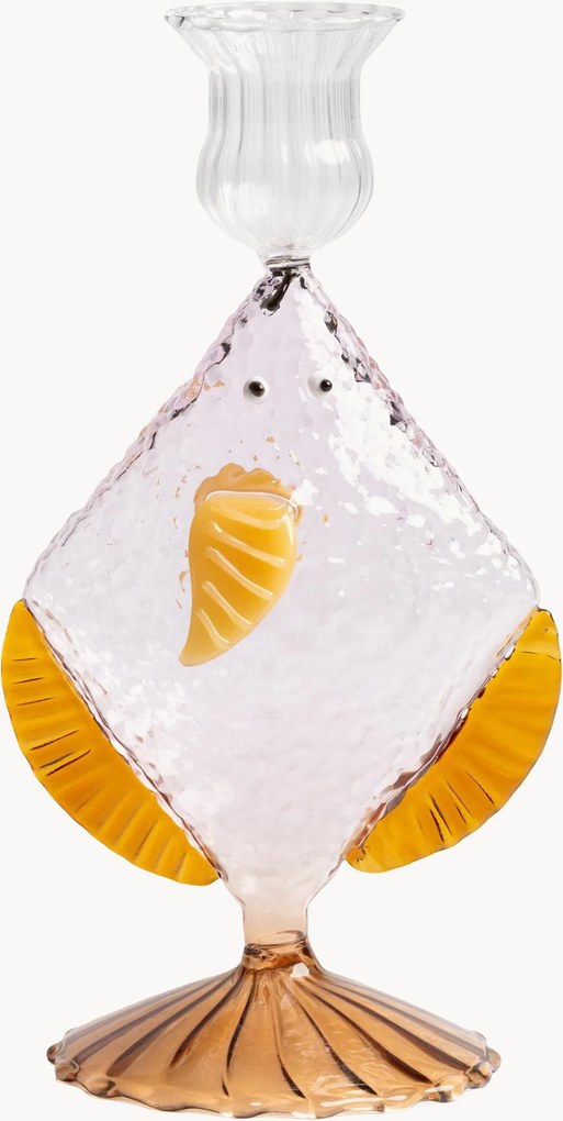 Kandelaar Fish van borosilicaatglas