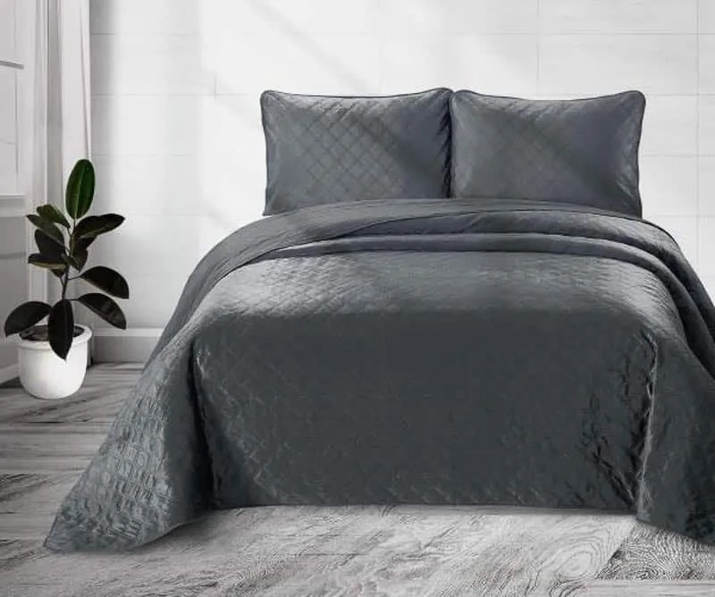 Sprei antraciet, Classico Anthracite Lits-jumeaux
