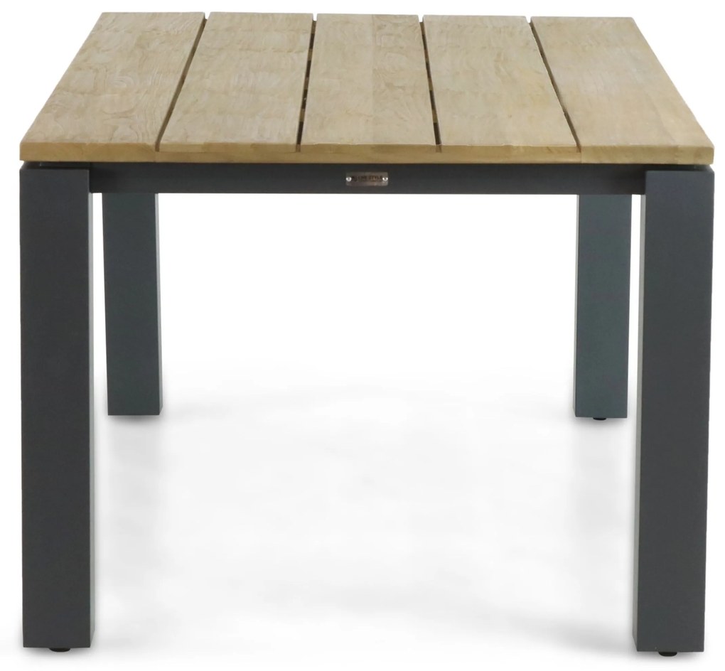Tuinset 4 personen 180 cm Aluminium/textileen Grijs Lifestyle Garden Furniture Brandon/Riviera