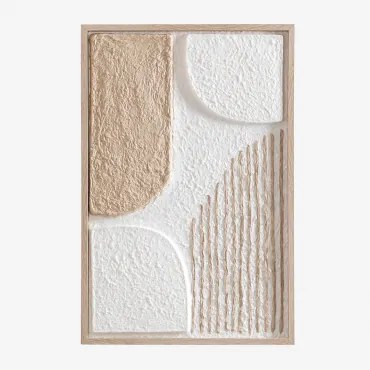 Decoratief Reliëf Schilderij 40x60 Cm Guerliot B - Sklum