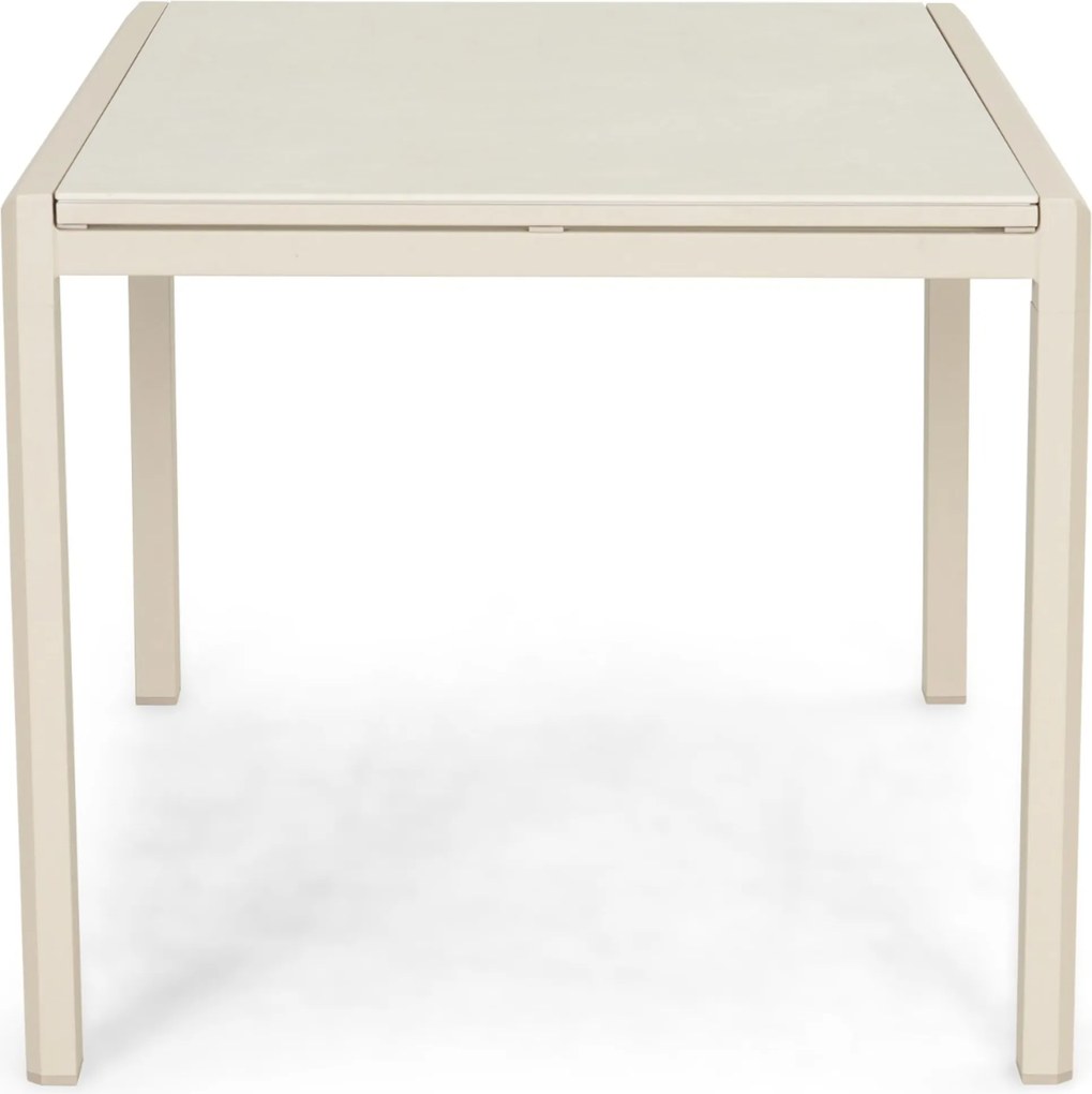 Dining Tuintafel rechthoekig uitschuifbaar 140/240x90 cm Zand/Beige Presto Montaro