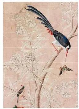 Panel of Chinese Wallpaper Wandsysteem 140 x 100 cm