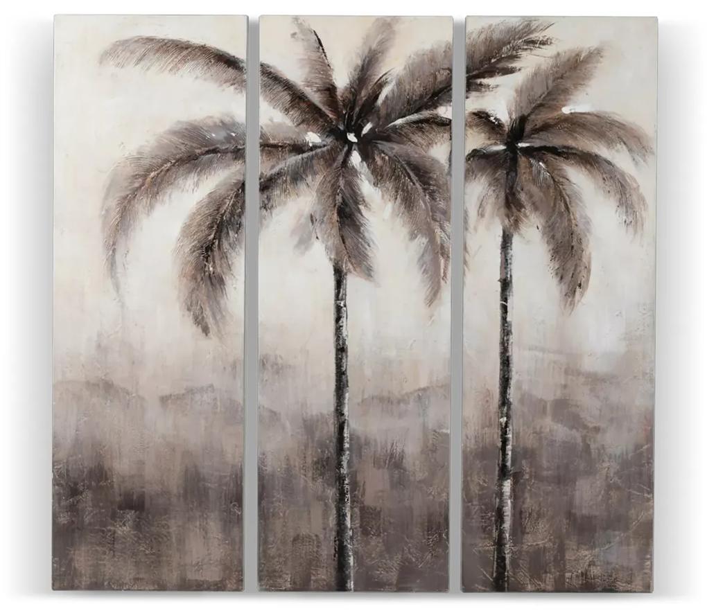 Wanddecoratie Palm (3-stuks)